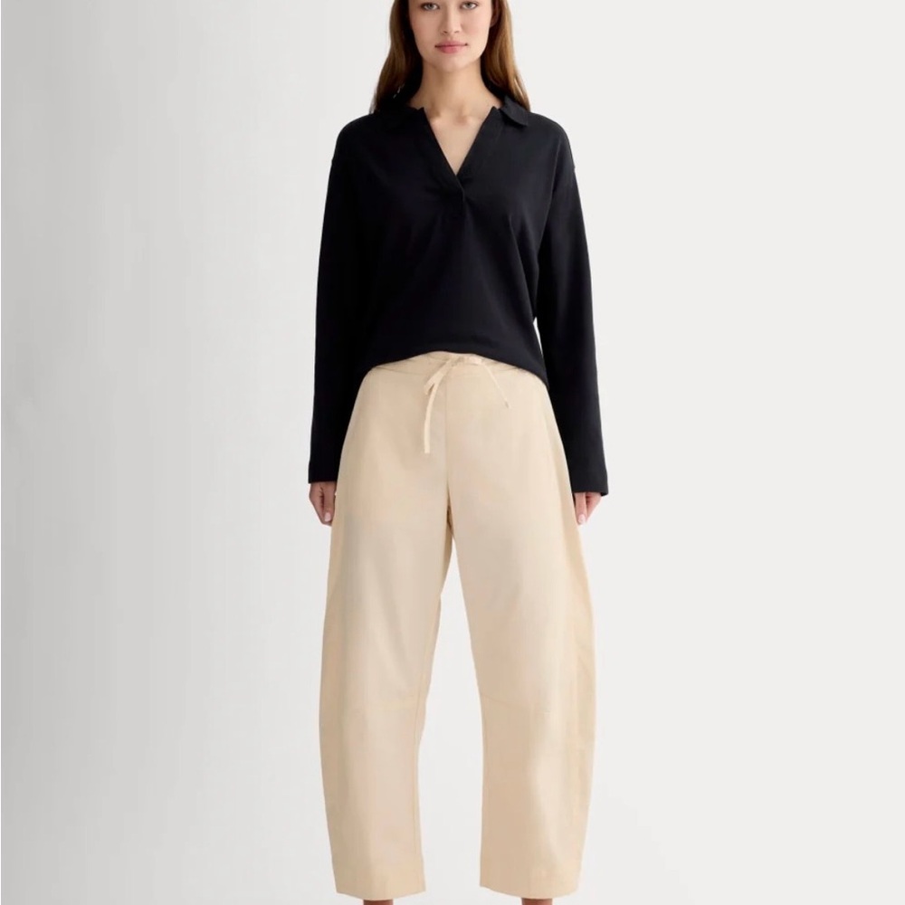 Everlane Canvas Easy Barrel Pants (Small - NWT)